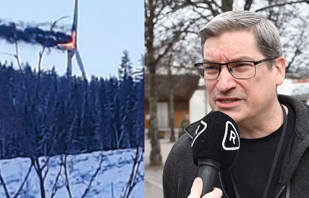 Kommun köpte övervärderat vindkraftverk – Förstördes i brand