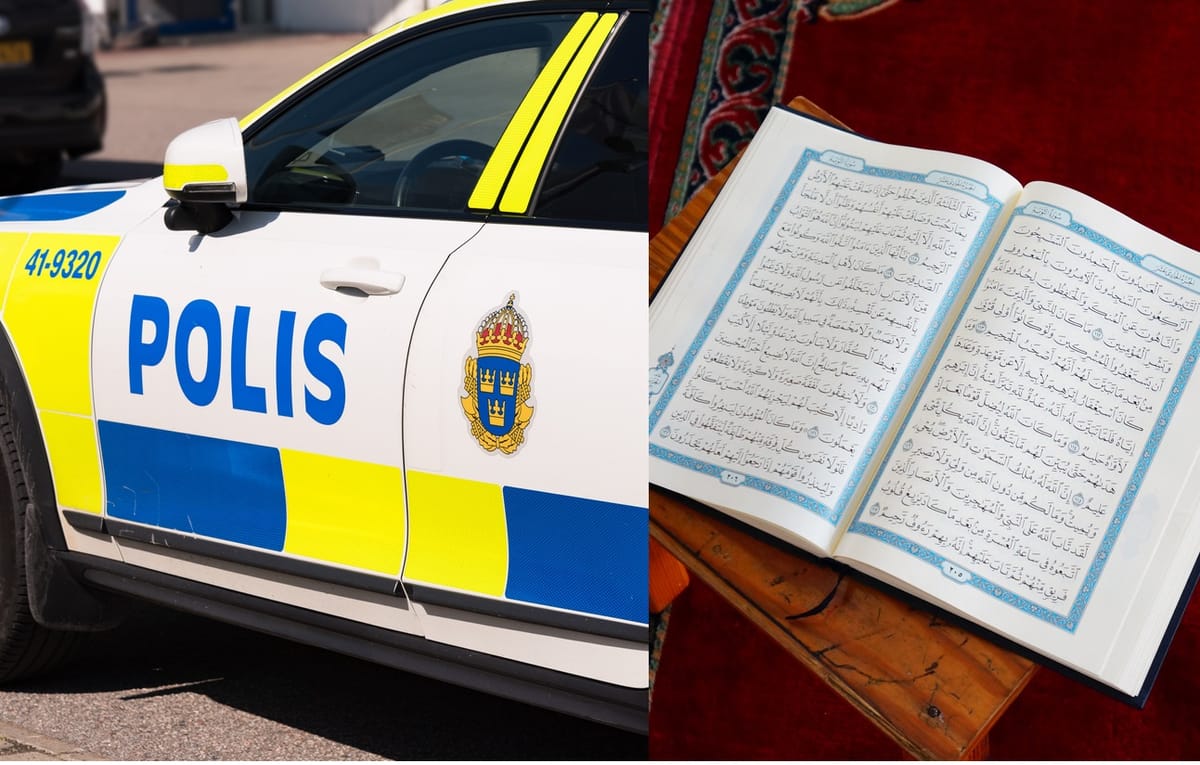 Polisen Rundade Lagen För Att Stoppa Lagliga Koranbränningar 